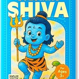 My First Colouring Book for Kids with SHIVA (Premium Quality) A5 Size | 34 Pages | Baby Hindu Gods and Goddess Mythology for Little Children-image-41
