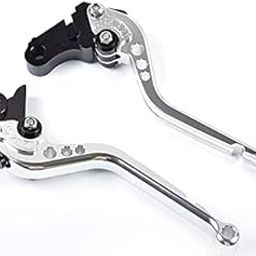 AOW ATTRACTIVE OFFER WORLD 6 Position Adjustable Brake Clutch Lever (Silver) for Yamaha MT 15-13