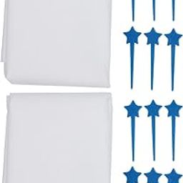 SASKATE Disposable Picnic Mat, Portable Beach Mat for Outdoor Camping with Fixer, Large Size 150x200cm, 2Pcs Multifunctional Nonwoven Blanket-image-1