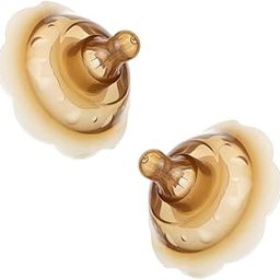 VIHAX 2Pcs Natural Silicone Nipple Sheild for Breast Feeding or Nursing Newborn Babies-26