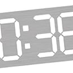 Digital Wall Clock Multipurpose Desktop Clock for Livingroom Study Room Home White Shell-image-20