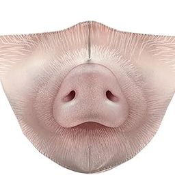 Funny Spoof Mouth Masks Adjustable Dustproof Reusable for Men Women Adults Pig-image-56