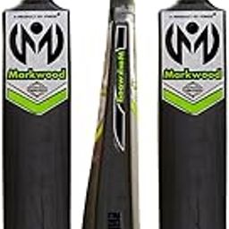 VINOX Cricket Bat [2x4 CM] | Full Size Bat for Cricket | Blade Material PVC/Plastic | Perfect Grip & Lightweight Cricket Bat, Color Black (PVCblckmrkwd)-image-67