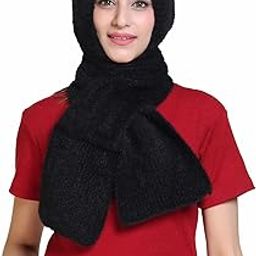 Winter Cap for Women Woolen Cap with Mufflers for Ladies Knitted Woolen Muffler for Women & Girls Ladies Muffler Woolen Cap, Stylish Woolen Caps for Women Winter Wear Scarf-image-9