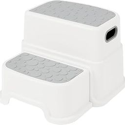 Brikipth Step Stool - Non-Slip and Height Adjustable Sturdy Plastic Squat Stool for Potty Training Kids & Adults for Western Toilet, Bathroom- Anti-Constipation Portable Foot Stool-image-38