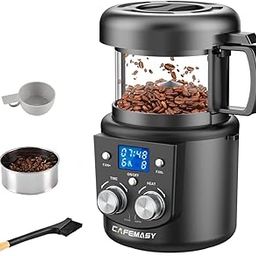 CAFEMASY Coffee Bean Roaster Machine - Home Use Air Coffee Roaster with Adjustable Timer Roasting Heating and Air Fan Setting-image-82