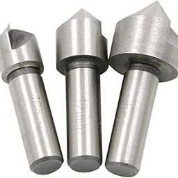 MYADDICTION 3Pcs HSS Countersink Drill Tool Bit Set For Steel Hard Metals 10mm 12mm 16mm-30