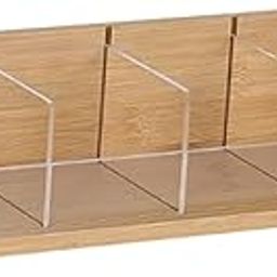BNF®Bamboo Tea Bag Organizer Practical Storage Holder for Cabinet Kitchen Office 1 Layer|Home & Garden | Kitchen Storage & Organization |1 Tea Organizer-image-4