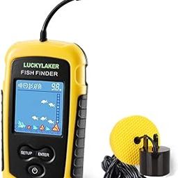 LUCKYLAKER Kayak Handheld Fish Finders Fishing Boat Depth Fishing Finder Display Sonar Fish Finder Portable LCD for Boat Canoe-image-27
