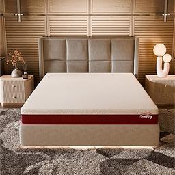 SleepyHug MoodPlay Natural Latex 5 Inch Mattress | TouchSense Technology | Enhanced Impact Absorption and Stable Sleep | Single Bed Size | Velvet Fabric (LxWxH -72x36x5 Inch)-image-12