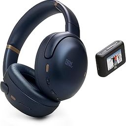 JBL Tour One M3 Smart Tx - Wireless Over-Ear Noise Cancelling Headphones with Smart Transmitter, Hi-Res Audio (3.5mm or USB-C), Spatial 360 Sound with Head Tracking & 70Hrs of Playback (Blue)-image-4