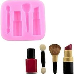 RKPM HOMES Makeup Design Fondant Cake Molds 3D Silicone Soap Chocolate Candy Decorative Baking Bakeware Mould. (Eyebrow Pencil Makeup Mold)-picture-1