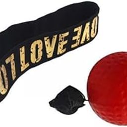 UJEAVETTE 6xBoxing Reflex Ball Headband for Kids Adults Reflex Punching Ball React Balls Red Ball-image-78