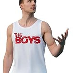 Express FASHIONINDONIUM Men's Black Sports Vest with The Boys Print | Sleeveless Gym Tank Top for Workout, Basketball, Training & Summer Wear-picture-42