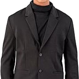 Men Slim Fit Solid Single Breasted Blazers-image-41