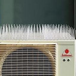 (Pack of 7) Bird and Pigeon Spikes with Double Sided Tape Anti Bird Plastic Spikes for AC Balcony Railing Window Home Protection from Pigeon Dog Monkey Crow Kabootar-10