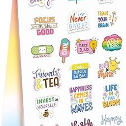 Doodle Stickers Booklet | 10 A5 Pages | 350+ Fun, Quirky and Colourful self Adhesive Stickers-image-88