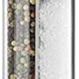 Trendegic Stainless Steel Glass Body Salt and Pepper Grinder Hand Spice Mill with Grinding Mixer Burr Mill for Kitchen Tool (Siliver)-image-21