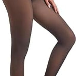 Translucent Dual Tone Stockings,Women Fake Translucent Tights Thick Sheer Summer Tights Opaque Pantyhose_Large-image-22