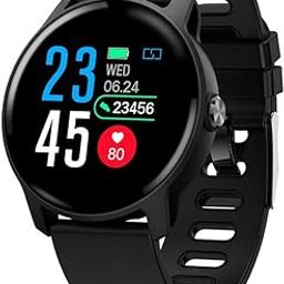 RSB-123 Vesta Bluetooth Wearable Technology IPS Color Display Heart Rate Fitness Band+ All-in-One Activity Tracker & Health Monitoring Smart Watch Compatible with Android/iOS, Medium (Black)-picture-13
