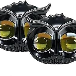 Kaashnic Original Dc Power 18W Owl Light Driving Fog LED Light Universal For All Models Of Motorcycle,Bikes,Scooters,Projector(Pack Of 2,Yellow&White)-13