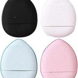 Mini Finger Powder Puff 4 pcs Finger Makeup finger beauty blender Sponges, Mini Soft Cosmetic Finger Puff, Perfect for Foundation, BB Cushion, Cream, Concealer-image-20
