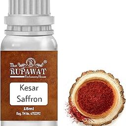 The Rupawat perfumery house Attar Real Kesar Saffron 15ml Floral Attar-image-1