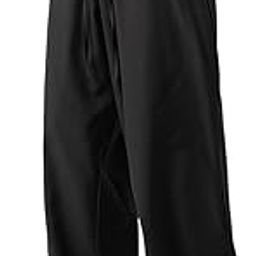 Men's/Unisex Open Bottom Drawstring Pure Cotton Stretchable Baggy Jogger Pants-picture-7