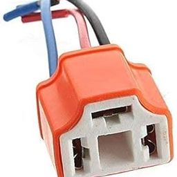 Auto-Ex H4 Car Motorcycle Headlight Ceramic Bulb Holder 3 Pin Female Socket Wire Cable - 2 Pieces-10