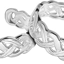 (Formerly MJ 925 Comfortable Band Design Toe Rings in Pure 92.5 Sterling Silver for Women | Chandi Bichiya | Bichhiya | Metti | (Criss Cross)-image-59