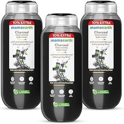 Mamaearth Charcoal Moisturizing Body Wash with Activated Charcoal & Energizing Mint Scent for Skin Detoxification- 275ml | Deeply Cleanses | Intensely Moisturizes | Long-Lasting Fragrance | All Skin Types (Pack of 3)-43
