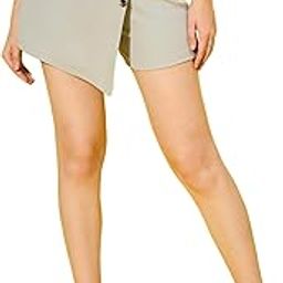 Cotton Blend Mini Women Versatile Skorts for Casual Wear | Girls Shorts | Above Knee Skirts-image-65