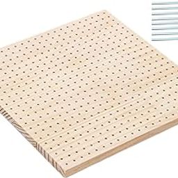 SAZ DEKOR Crochet Blocking Board Gifts Blocking Mats for Granny Squares DIY Crocheting 30cmx30cm-image-41