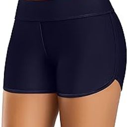 Board Shorts for Women Swimming Shorts Swim Bottoms Boardshorts Navy 8-image-21