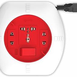 Fybros Fusion 2 Pin Extension Cord, Extension Box, Power Strip with International Sockets Extension Board,6 AMP Output,2 Year Warranty, 5 Meter Heavy Duty Cable, Surge and Spike Guard - Made in India-image-9
