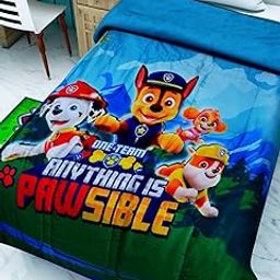 Athom Living Paw-Patrol Paw-Sible Kids Comforter 300 GSM 135x220 cm-image-86
