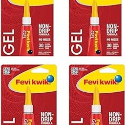 Fevikwik Gel One Drop Instant Adhesive | Multipurpose Gel | Easy to Use | Hassle Free | Ideal for Art & Craft | Can be used on variety of surfaces | Create, Make, Decorate | 3g, Pack of 4-4