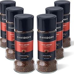 Davidoff Rich Aroma Instant Coffee 100% Arabica, 3.53 oz ℮ 100 g, 6 Pack-image-72