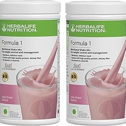 Herbalife Nutrition FORMULA 1 ROSE KHEER FLAVOUR (500g) 2 PCS Nutrition Drink (2x0.5 kg, Rose Kheer Flavored)-10