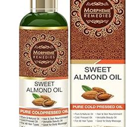 Morpheme Remedies Pure Sweet Almond Coldpressed Oil For Hair And Skin 120Ml-16