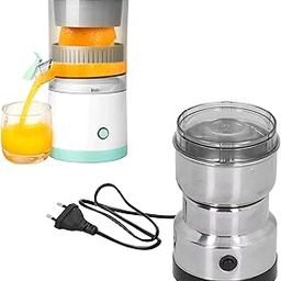 Drumstone 𝗖𝗼𝗺𝗯𝗼 C966 Rechargeable Citrus Juicer & Electric Coffee Grinder – Squeeze Fresh Juice and Grind Spices Effortlessly for Ultimate Kitchen Convenience! 𝟭𝟱 𝗬𝗲𝗮𝗿𝘀 𝗪𝗮𝗿𝗿𝗮𝗻𝘁𝘆-12