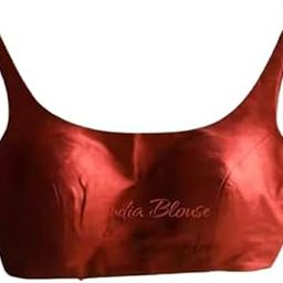 Women's Sleeveless Round Neck Padded Saree Blouse_IB_1002_NS_Maroon_32 Alterable_92-image-78