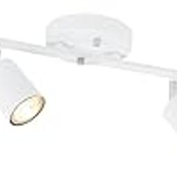 BoostArea 4 Light LED Lighting Kit White 4 Way Light Flexible Rotating Light Head for Kitchen Living Room Bedroom GU10 Bulb Not Included-image-75
