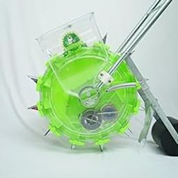 VALLUVAN AGRO Hand Push Seeder/ 12 Teeth Seed Dibbler/TOKAN Yantra-image-1