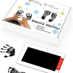 Mold Your Memories Baby Hand and Foot Ink Imprint Kit. No Touch, Non Toxic Ink Pad (6-12 Months, Black)-image-80