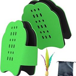 SECRET DESIRE Creations Badminton Hand Rackets EVA Badminton Racquets for Indoor Beach Toys Festival Green-image-96