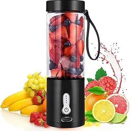 LANCEMATES Powerful Portable Blender for Smoothies & Shakes - 530ml USB Rechargeable Personal Mixer Cup with 6 Blades-3