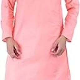 Sadree Men's Cotton Blend Solid Color Plain Knee Length Straight Style Kurta With Pyjama Set Are Available Attractive Color Size (S to XLL) Comfort Kurta Pajama Set-picture-21
