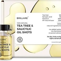 Brillare Tea Tree, Salicylic Acid & Coconut Shots, Light Oil for Summer, Best for Dry & Itchy Scalp, Dandruff Control, Reduces Excess Scalp Oil, 100% Natural Summer Hair Treatment, 48ml-picture-53