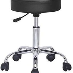 CSS Furniture -Height-Adjustable 19-23 inches revolving Stool with Black Wheels for Shop/Clinic/Hospital/Salon/Doctor/Medical/Spa/Restaurant/Cafeteria Stool/Bar Stool Finish (Black)-image-87